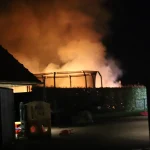 Grote brand verwoest schuur in Luyksgestel