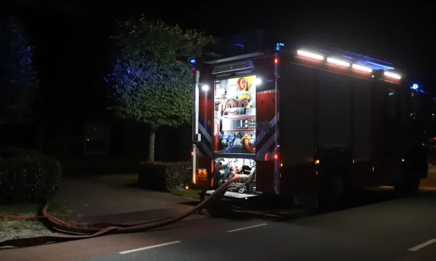 Grote brand verwoest schuur in Luyksgestel