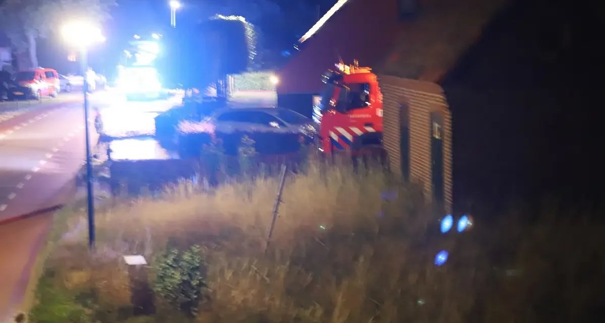 Grote brand verwoest schuur in Luyksgestel
