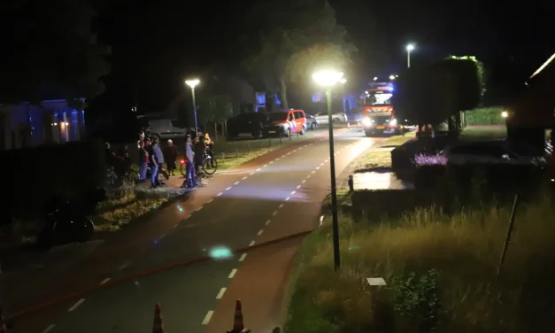 Grote brand verwoest schuur in Luyksgestel